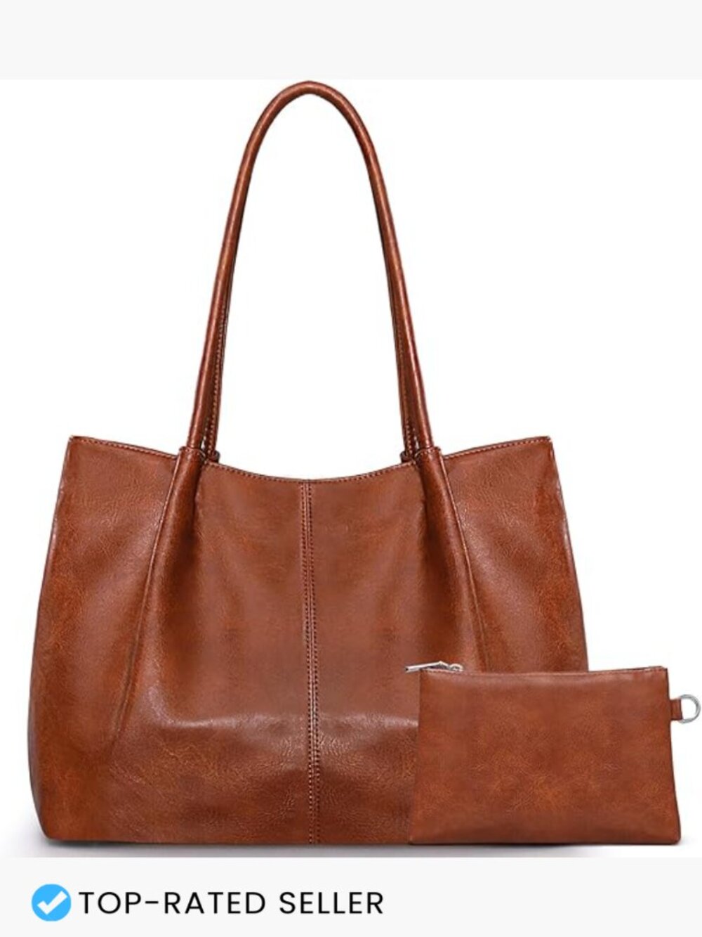 Large Tote Bag for Women Work Vegan Leather 16L Handbags Big Purses Shoulder